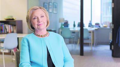 Hillary Clinton: ‘It’s easy to get cynical. It’s easy to give up’