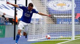 Jamie Vardy reaches his century to get Leicester back on track