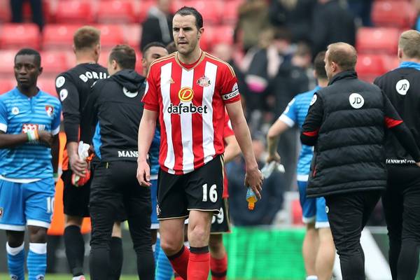 John O’Shea wants to stay at relegated Sunderland