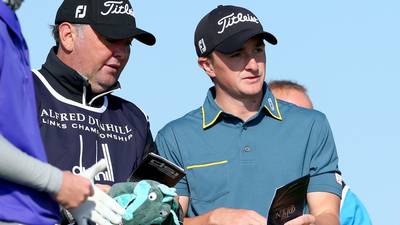 Paul Dunne a shot off the lead at the Dunill Links