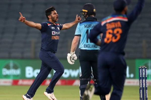 England collapse after blistering opening stand as India win ODI opener
