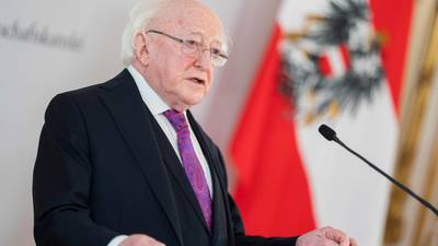 Russia’s ‘immoral’ war demands concerted European response, Higgins says