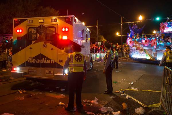 New Orleans: Pickup truck injures 28 after ploughing into Mardi Gras