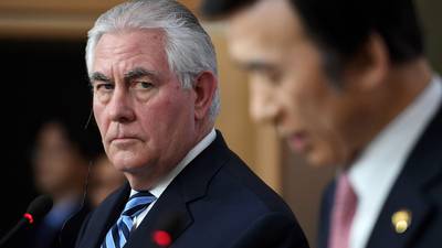 Military action against North Korea is an option, says Tillerson