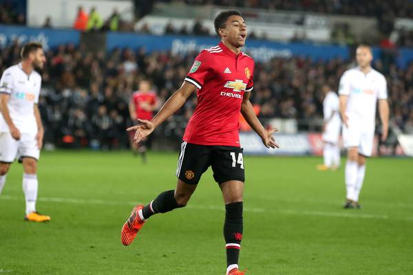 Jesse Lingard on the double as United beat Swansea