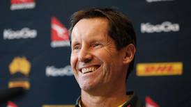 Wallabies coach Robbie Deans takes a silent stance