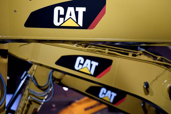 Caterpillar drops as disappointing construction sales point to China weakness