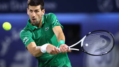 Novak Djokovic triumphant on return to the court in Dubai