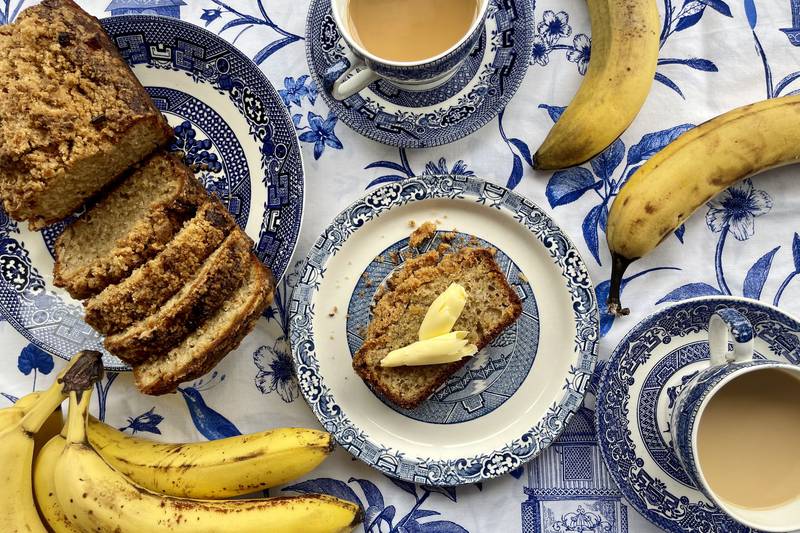 Lilly Higgins: Banana bread with warming autumn spices and a divine crumble scattered with buttery pecans 