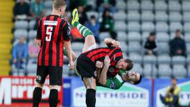 Controversial Peter McGlynn winner helps  Bray end Bohs’ cup hopes