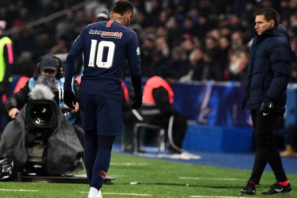 Neymar ruled out of PSG’s Champions League ties with Man United