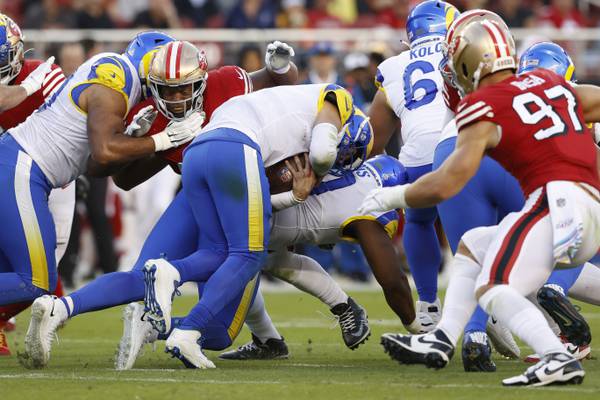 49ers’ defense shuts down rival Rams on Monday Night Football