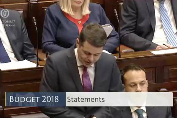 Miriam Lord: Budget 2018, with Paschal Done-with-No-Hue-and-Very-Little-Cry