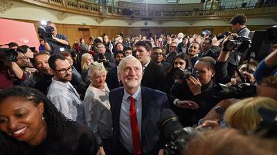 Corbyn makes virtue of necessity with appeal to ‘the people’