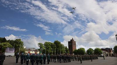 Ceremony recalls handing over of seat of British military power in Ireland