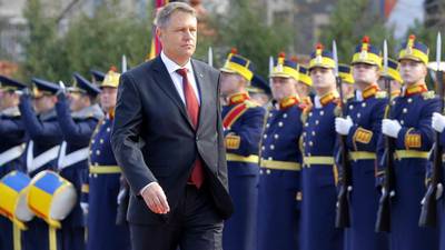 New Romanian president  promises crackdown on corruption