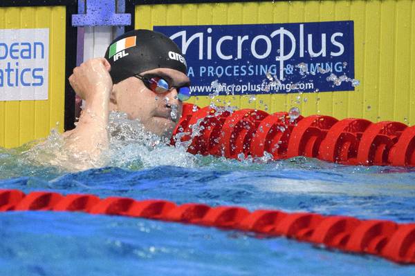Conor Ferguson swims PB to make final of 50m backstroke in Budapest