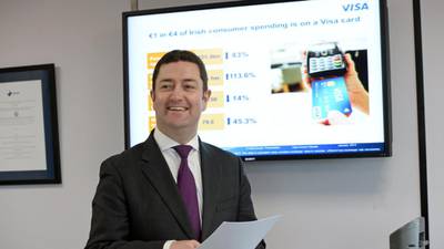 Visa card spending in Ireland rises by 83%  to €21bn in 2013