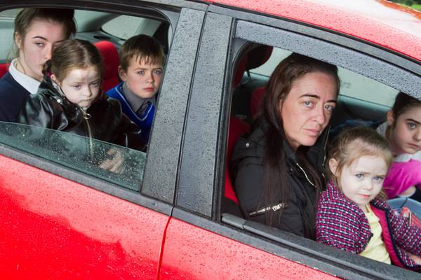 Family of six living in car outside cemetery in Cork