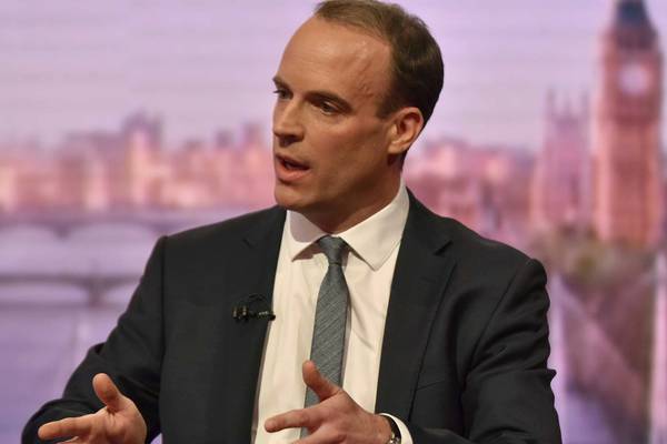 Raab urges Tories to hold their nerve on final Brexit deal