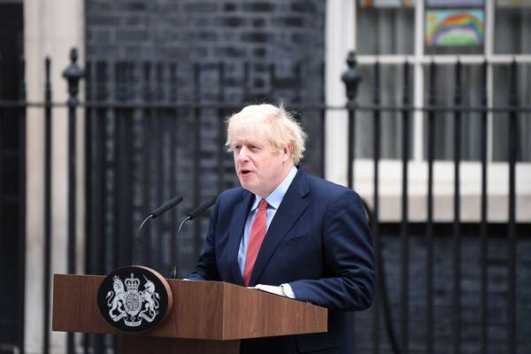 Boris Johnson says UK starting to ‘turn the tide’ on coronavirus