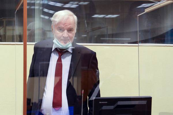 Genocide conviction upheld against Bosnian Serb military leader Mladic