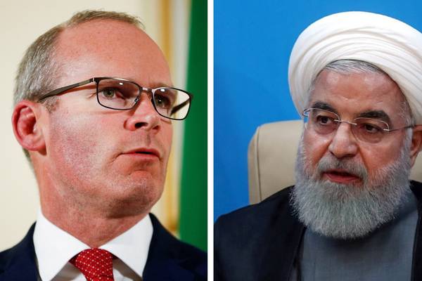 Simon Coveney to meet Iranian president Hassan Rouhani on visit to Tehran