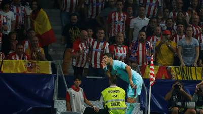 Luis Suarez denies Atletico a first league win over Barca in seven years