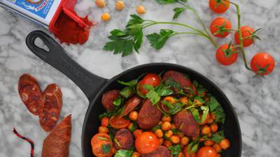 Give Me Five: Chorizo with chickpeas