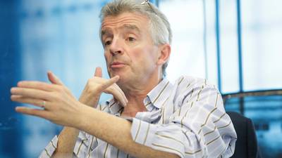 Michael O’Leary: ‘I’m Irish so you’re born with bullshit on tap’