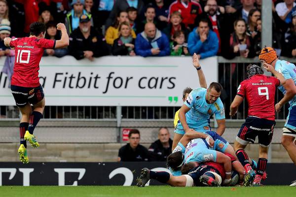 Blood on the grass as Munster and Exeter Chiefs do battle