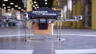 Amazon tests unmanned drone aircraft for deliveries