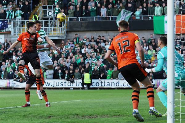 Celtic clinch Scottish Premiership title after draw at Dundee United