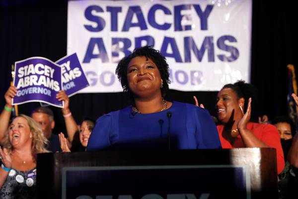 Stacey Abrams breaks gender and race barriers in Georgia primary