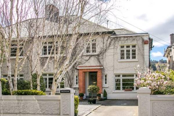What sold for just over €1m in Killiney, Rathgar, Sandymount and Blackrock