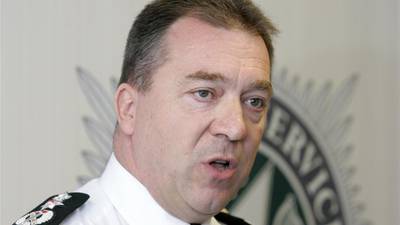North’s chief constable Baggott to stand down in September