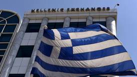 Greek stock market falls 16% after hectic first day of trading