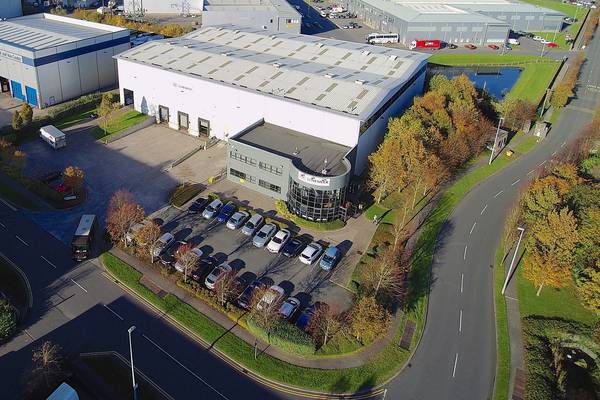 North Dublin logistics unit with office space near M50 to rent for €323k