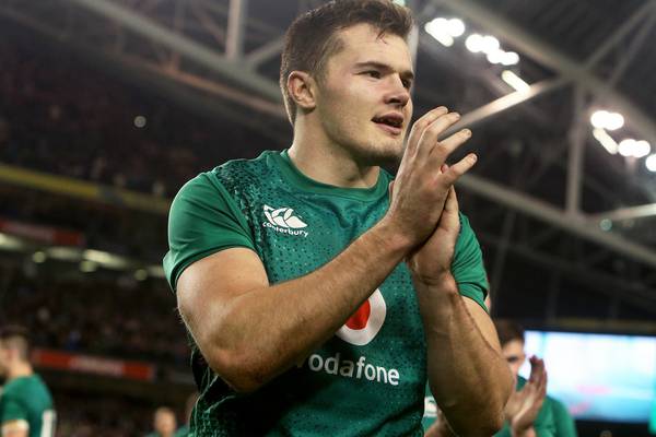 Jacob Stockdale on the bench as Ulster take on Cardiff Blues