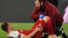 Aaron Ramsey may have played last game for Arsenal after injury