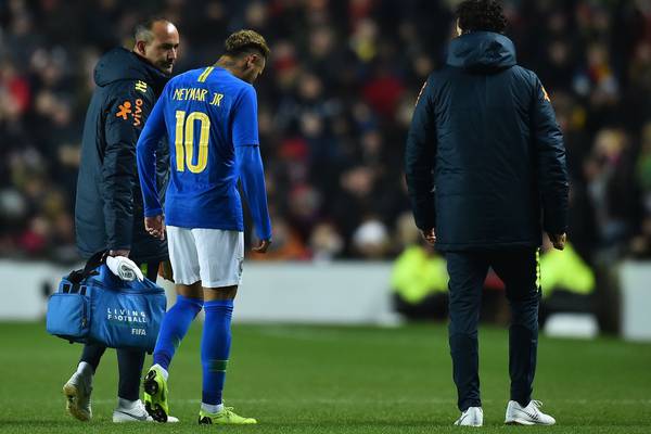 Neymar should be fit to face Liverpool as injury is ‘nothing serious’