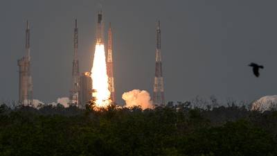 India launches moon mission in bid to probe lunar south pole