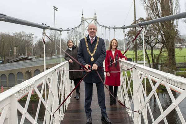 Cork’s ‘Shakey Bridge’ reopens after €1.7m refurbishment