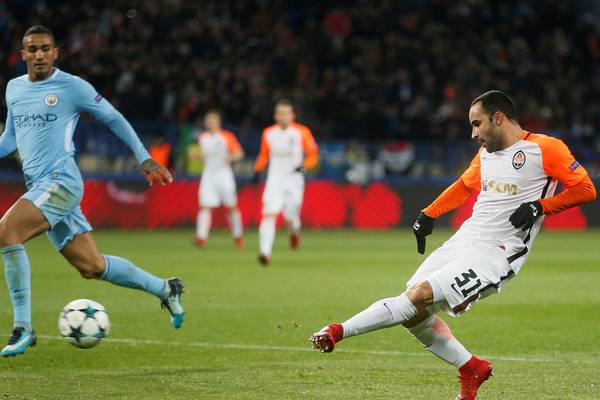 Shakhtar Donetsk end Manchester City’s unbeaten run