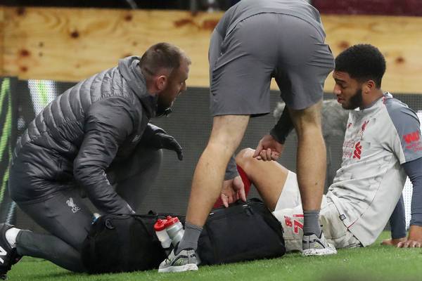 Liverpool’s Joe Gomez suffers lower leg fracture