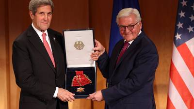 John Kerry reassures Europe of US commitment to Nato
