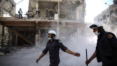 'We are trapped': White Helmets plead for evacuation from Syria