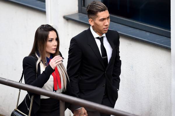 Liverpool’s Roberto Firmino fined and banned for drink-driving