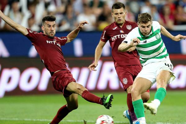 James Forrest helps Celtic bite back in Transylvania