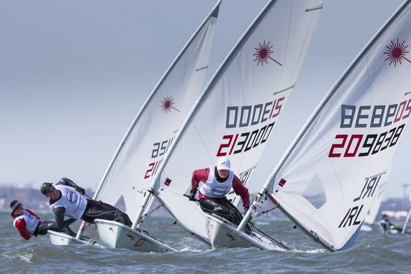 Jamie McMahon swept to early lead in Volvo Youth race in Dublin Bay